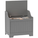 HOMCOM Storage Trunk with Safety Hinge for Living Room, 56.4cm