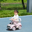 AIYAPLAY Ride On Car Foot To Floor Sliding Car w/ Air Horn - Pink