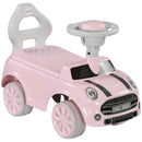AIYAPLAY Ride On Car Foot To Floor Sliding Car w/ Air Horn - Pink