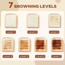 HOMCOM 1.7L Electric Fast Boil Kettle and 2 Slice Toaster Set
