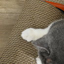 PawHut 2 in 1 Cat Scratching Board with Catnip, Car-shaped Cat Scratch Bed