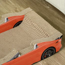 PawHut 2 in 1 Cat Scratching Board with Catnip, Car-shaped Cat Scratch Bed