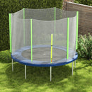 SPORTNOW 8ft Trampoline Net Replacement Safety Net with Zipped Door