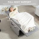 HOMCOM Electric Reclining Chair W/ Remote, Power Recliner For Elderly, Grey