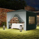 Outsunny 3 x 3(m) UPF50+ Pop Up Gazebo with Sides and Carry Bag