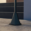 Outsunny 1.3 M LED Outdoor Street Light, Waterproof IP44, Cool White