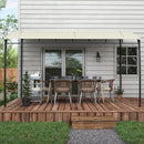 Outsunny 3 X 4m Metal Pergola, Outdoor Gazebo UV-Resistant, Cream White