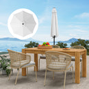 Outsunny UPF 50+ Replacement Parasol Canopy Parasol Cover Replacement