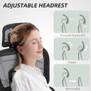 HOMCOM Ergonomic Office Chair Swivel Computer Chair with 3D Armrest