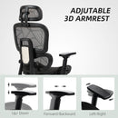 HOMCOM Ergonomic Office Chair Swivel Computer Chair with 3D Armrest