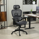 HOMCOM Ergonomic Office Chair Swivel Computer Chair with 3D Armrest