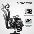 HOMCOM Ergonomic Office Chair Swivel Computer Chair with 3D Armrest