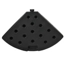 Outsunny 4PCs Parasol Bases Umbrella Weights w/ Handles for Garden Patio, Black