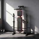 SPORTNOW Adjustable Weight Bench with Rack and Dip Stand 420KG Capacity