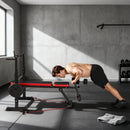 SPORTNOW Adjustable Weight Bench with Rack and Dip Stand 420KG Capacity