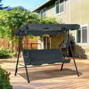 Outsunny Swing Chair 3-Seater -Dark Grey
