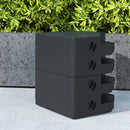 Outsunny Umbrella Weights for Offset Parasols, 64kg Sand/55kg Water Filled