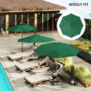 Outsunny UPF 50+ Replacement Parasol Canopy Parasol Cover Replacement