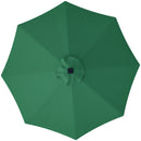 Outsunny UPF 50+ Replacement Parasol Canopy Parasol Cover Replacement