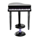 HOMCOM Mini Electronic Piano W/Stool-Black