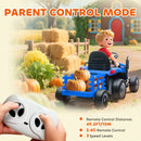 AIYAPLAY Ride on Tractor and Trailer, 12V Electric Ride on Tractor,