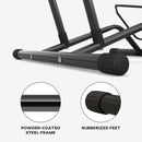 SPORTNOW Bike Stand Bicycle Storage Rack for Indoor Garages Flat Use