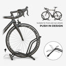 SPORTNOW Bike Stand Bicycle Storage Rack for Indoor Garages Flat Use
