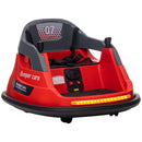 HOMCOM Kids Bumper Car w/ 360-Degree Rotation Spin, Lights, Music - Red