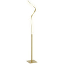HOMCOM LED Floor Lamp, Standing Lamp With3 Adjustable Brightness Gold Tone