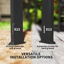 Outsunny 3 x 3(m) Pergola with Retractable Roof & Roller Shade