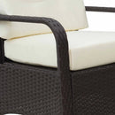 Outsunny Rattan Bistro Set - Brown