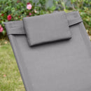 Outsunny Lounger Rocking Chair - Grey