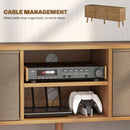 HOMCOM Modern TV Cabinet Stand w/ Shelves & Drawers