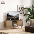 HOMCOM Modern TV Cabinet Stand w/ Shelves & Drawers