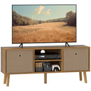 HOMCOM Modern TV Cabinet Stand w/ Shelves & Drawers