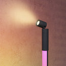 HOMCOM LED Floor Lamp, Corner Floor Lamp App & Remote Control Dark Grey