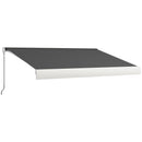 Outsunny Electric Retractable Awning Sun Canopies for Door Window