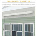 Outsunny Electric Retractable Awning Sun Canopies for Door Window