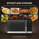 HOMCOM 23L Digital Microwave Oven With Auto Cook, 10 Levels, Eco Mode