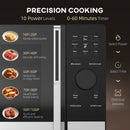 HOMCOM 23L Digital Microwave Oven With Auto Cook, 10 Levels, Eco Mode