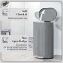 HOMCOM 30L Pedal Bin, Metal Kitchen Bin with Soft-close Lid