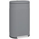 HOMCOM 30L Pedal Bin, Metal Kitchen Bin with Soft-close Lid