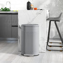 HOMCOM 30L Pedal Bin, Metal Kitchen Bin with Soft-close Lid