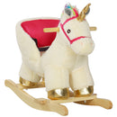 AIYAPLAY Rocking Horse Ride On Unicorn With Realistic Sound For 18-36 Months