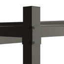 Outsunny 3 x 3(m) Pergola with Retractable Roof, 80mm Metal Column