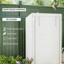 Outsunny 4 Tier Lean-to Mini Greenhouse with Reinforced PE Cover