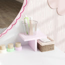 AIYAPLAY Kids Dressing Table Set, 2 PCS Children Vanity Table with Stool
