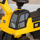 HOMCOM CAT Licensed Kids Ride on Digger-for Ages 1-3 Years