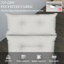 Outsunny Sun Lounger Cushion Only, Garden Lounge Chair Cushion