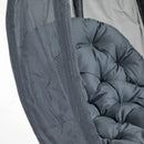 Outsunny Hanging Egg Chair -  Grey